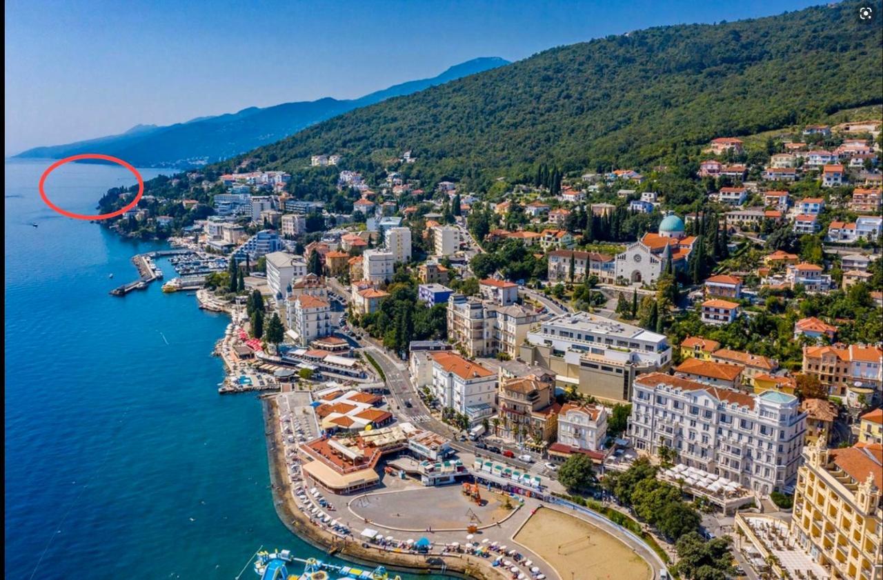 Villa Isabella - Luxury With Style Right Next To The Beach, Private Pool And Sea View Opatija Luaran gambar